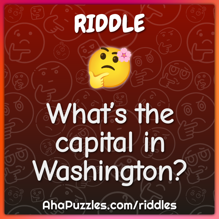 What’s the capital in Washington?