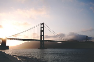 Sunrise at the Golden Gate Bridge