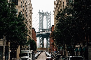Iconic Manhattan Bridge View