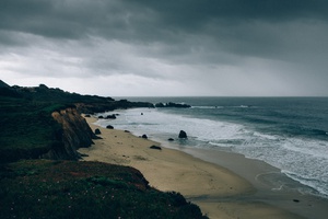 Ominous Coastal Skies