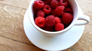 Berries in a Porcelain Cup