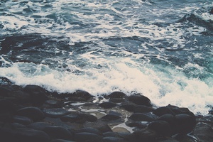 Ocean Waves Washing Over