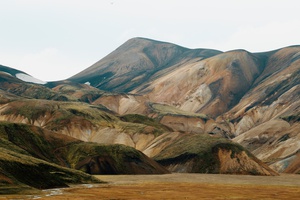 Sculpted Icelandic Mountains