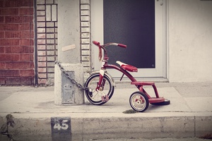 Forgotten Red Tricycle
