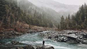Streamside Hiker