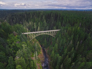 Ravine Railway Crossing