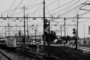 Monochrome Rail Station