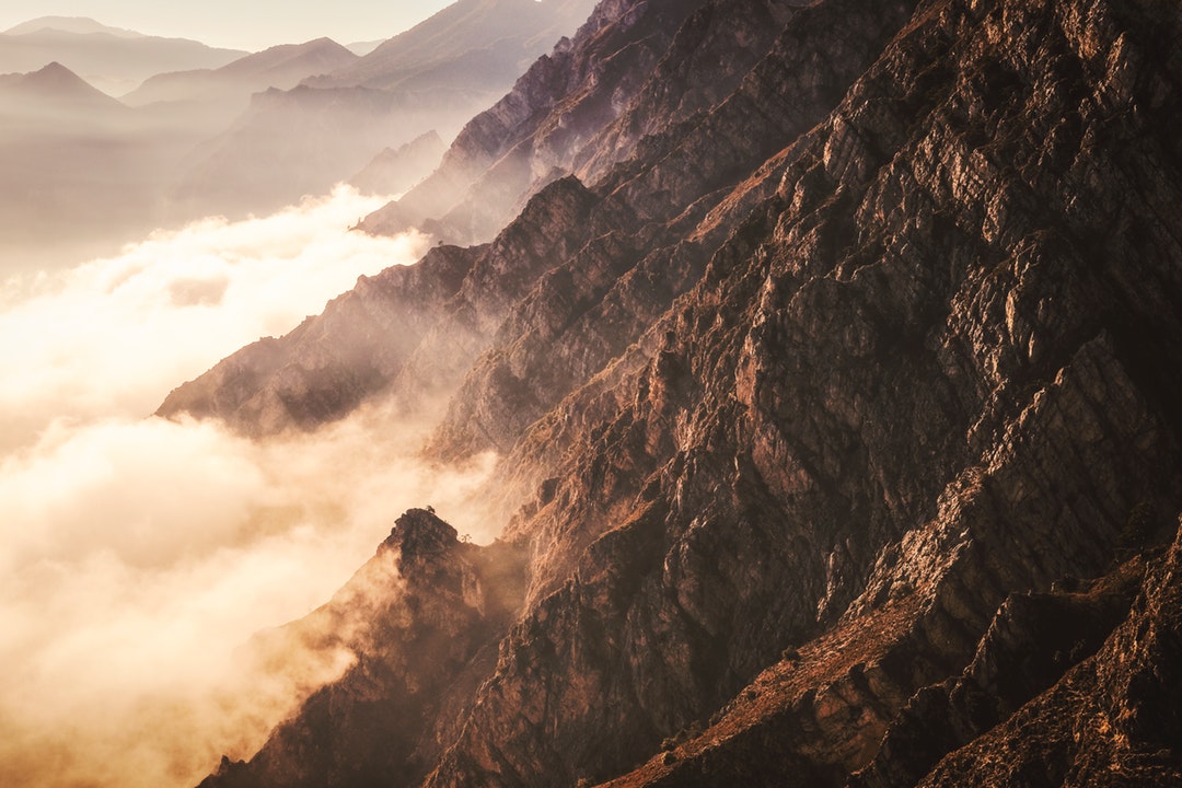 Ascending in Mist
