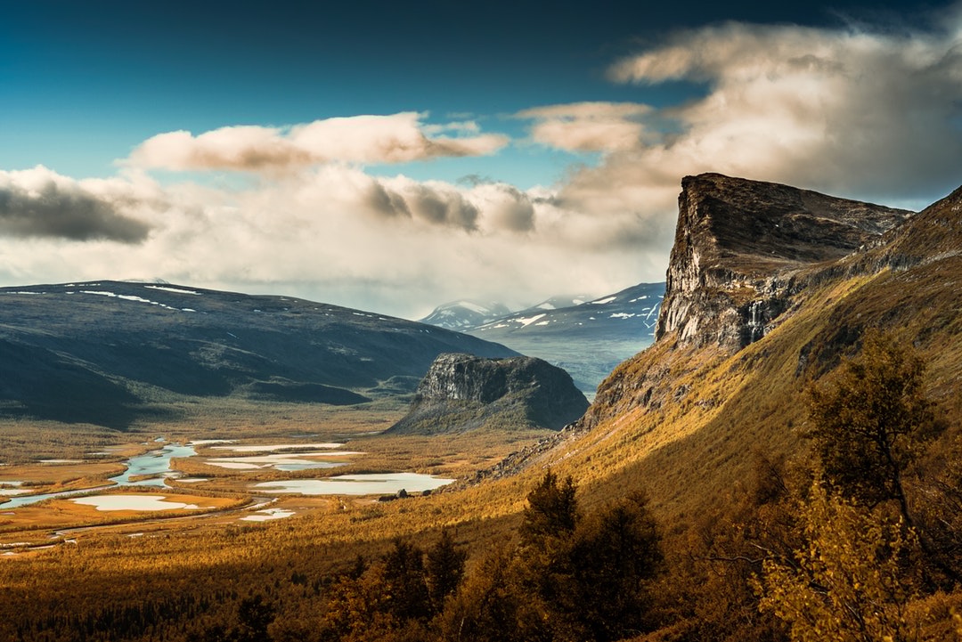 Cloud-Enveloped Cliffs