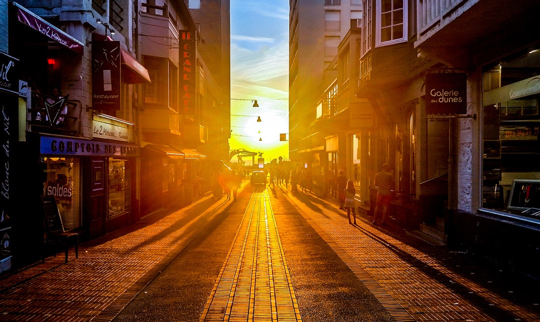 Golden Sunset in Le Touquet