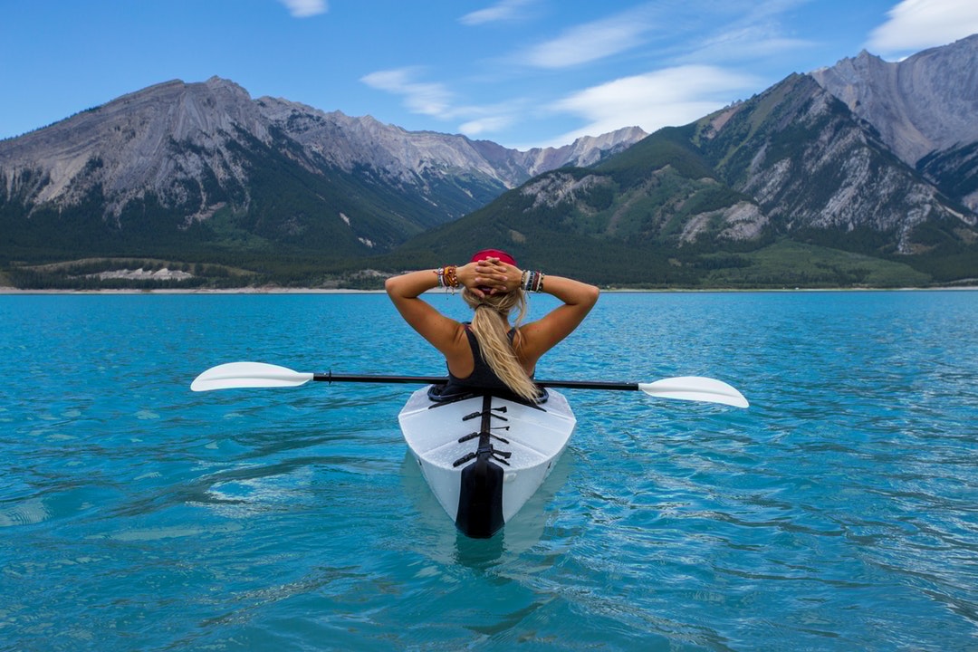 Kayaking in Nordegg