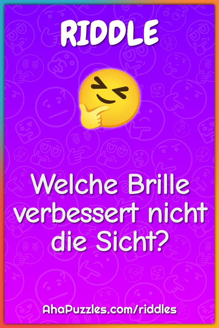 Welche Brille verbessert nicht die Sicht?