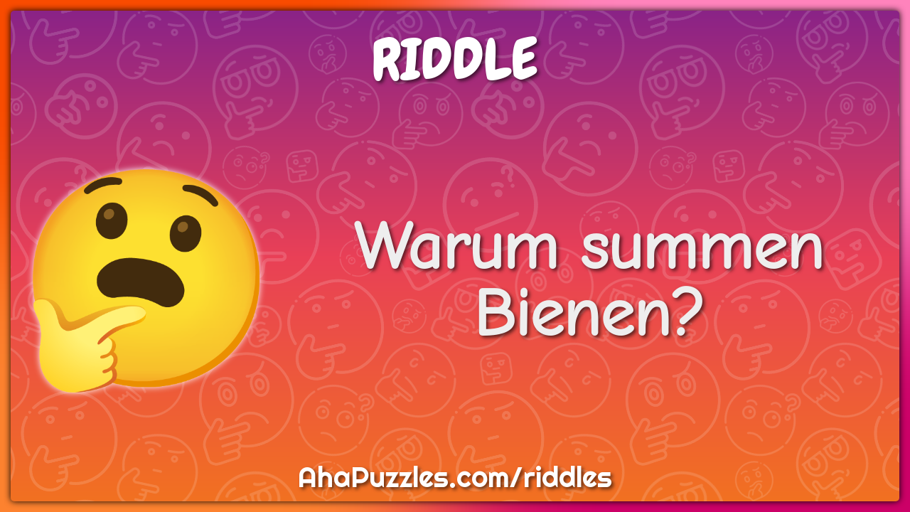 Warum summen Bienen?