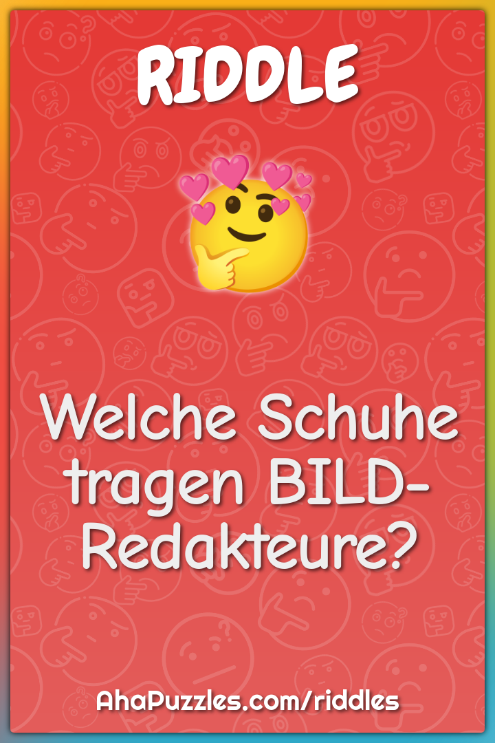 Welche Schuhe tragen BILD-Redakteure?