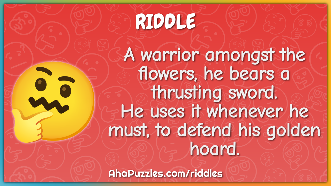 A warrior amongst the flowers, he bears a thrusting sword. He uses it...