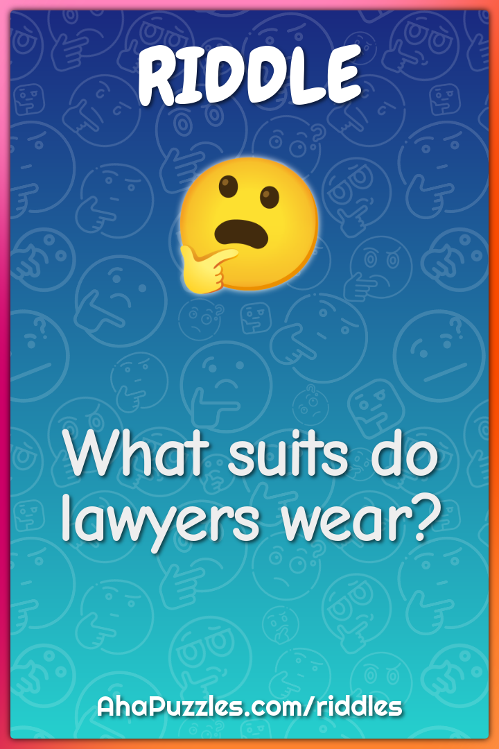 What suits do lawyers wear?