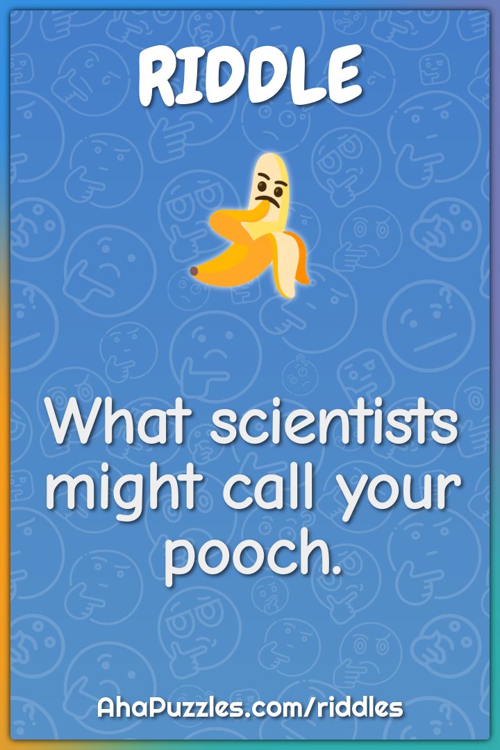 What scientists might call your pooch.