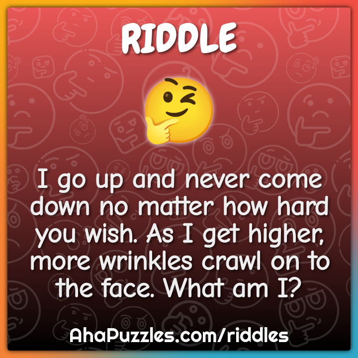 I go up and never come down no matter how hard you wish. As I get...