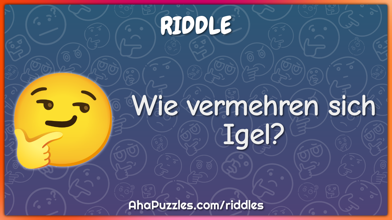 Wie vermehren sich Igel?
