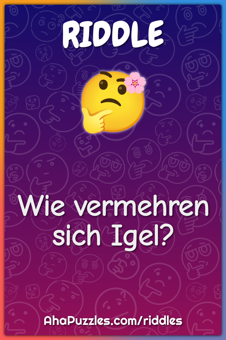 Wie vermehren sich Igel?